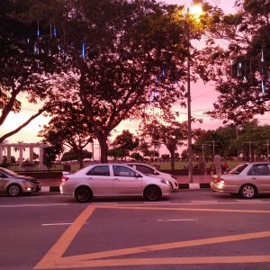 Once upon a time when the sun were saying goodbye