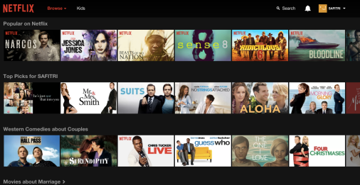 what netflix chose for me