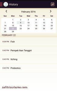 food allergy tracker application