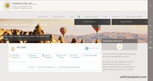 pre-application system of turkish sticker visa